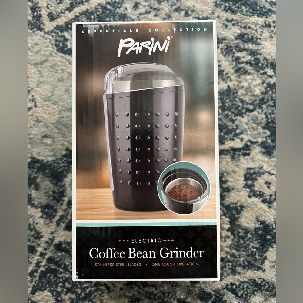 Parini Black Coffee Bean Grinder